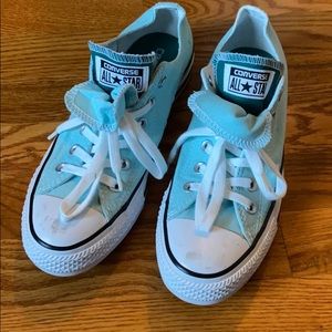light blue converse